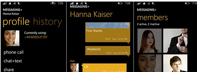 微软Lumia535更新WP8.1 GR1最新版应用《消息+》
